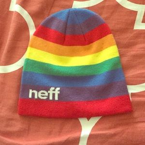 Neff rainbow beanie!