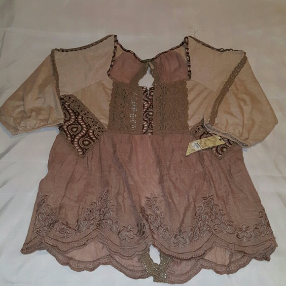 BUCKLE Open Back Boho Top