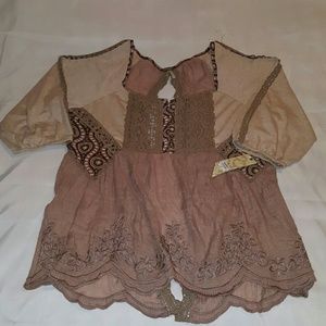 BUCKLE Open Back Boho Top