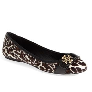 Tory Burch Leopard Calf Hair Ballet Flat - 7.5