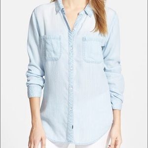 Rails 'Carter' Button Front Chambray Shirt