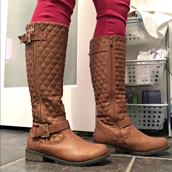 Brown riding boots size 6