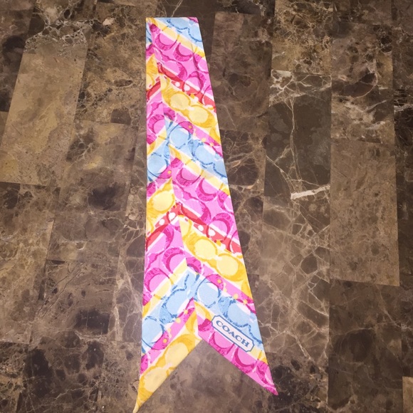 Coach multicolor scarf