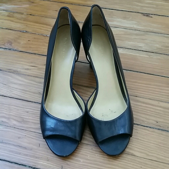 Peep toe d'orsay heels
