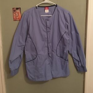 Dickies light blue small Scrub Jacket