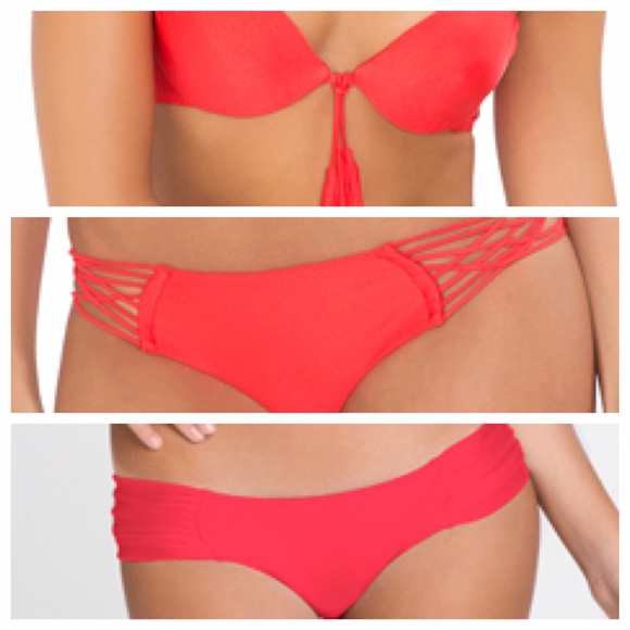 Luli Fama Other - Luli Fama Bikini Top with Two Coordinating Bottoms