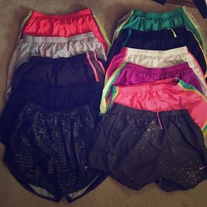 Nike running shorts (11 total)