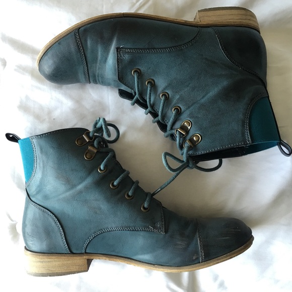 Turquoise Booties