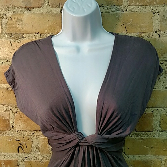 Gorgeous plunging neckline dress