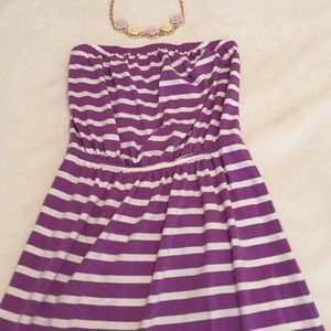 Strapless summer dress