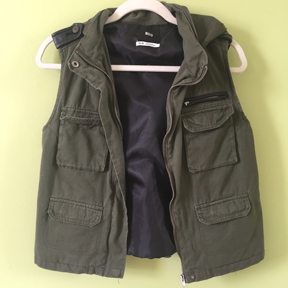 BDG Army Green Vest