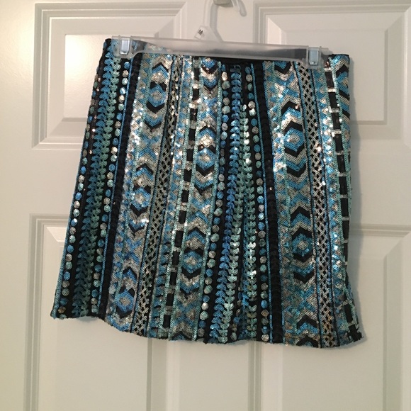 Sequin miniskirt