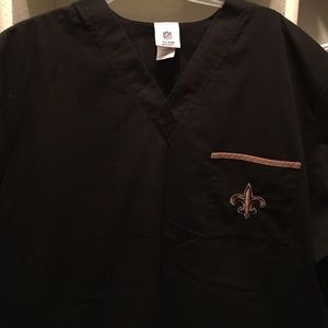 New Orleans Saints scrub set