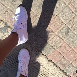 White high top vans