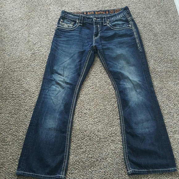 Mens rock revival jean size 36