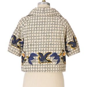 Anthropologie Jackets & Coats - Anthro Cirikli Cropped Jacket Taikonhu Bird Sz M Anthropologie Jackets & Coats - Anthro Cirikli Cropped Jacket Taikonhu Bird Sz M