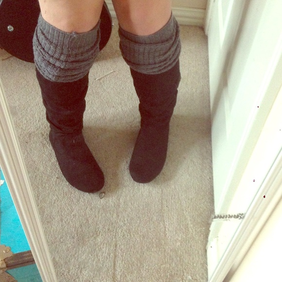 Black Suede Boots