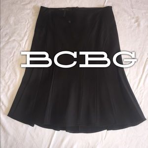NEW BCBG black a line skirt size 4