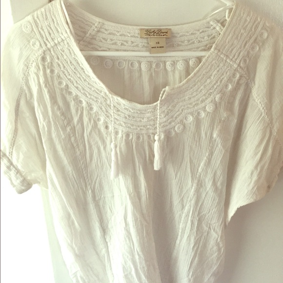 Lucky Brand white blouse