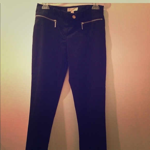 NWT Michael Kohrs skinny zipper pants!