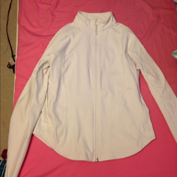 White Lululemon jacket