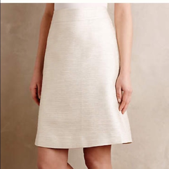 Beautiful Anthropologie A-Line shimmer skirt!