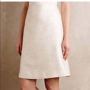 Beautiful Anthropologie A-Line shimmer skirt!
