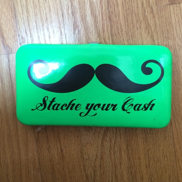 Stache your cash mustache wallet