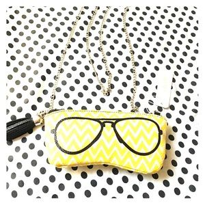 Sunglasses/Eyeglass Case Chevron