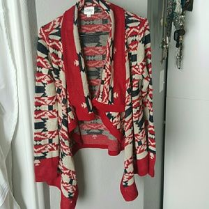 24 hour sale! B-sharp bright spirits cardigan Red