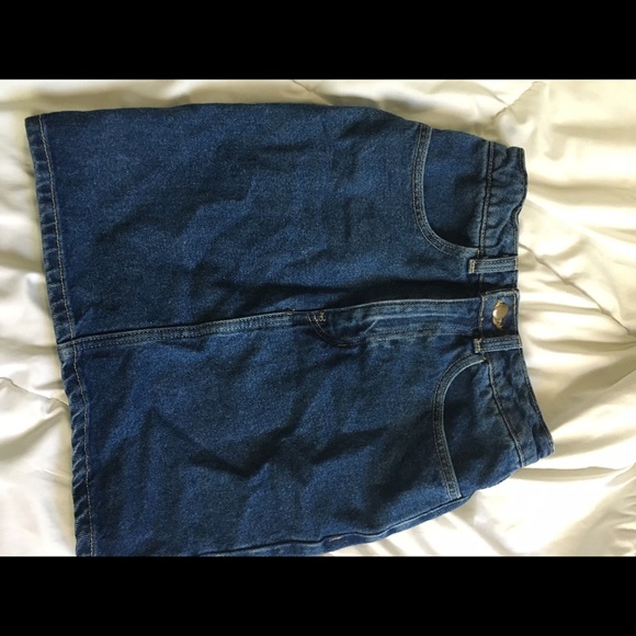 American apparel high waisted jean skirt!!!!