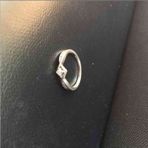 Real silver promise ring
