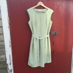 Sage green Calvin Klein cocktail dress