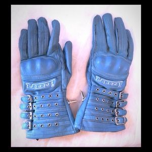 ICON Ladies Blue Tuscadero Riding Gloves!!!