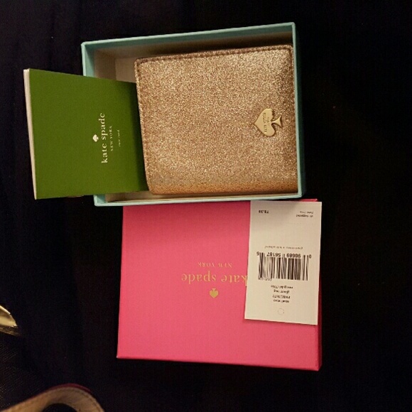 Kate spade glitter wallet