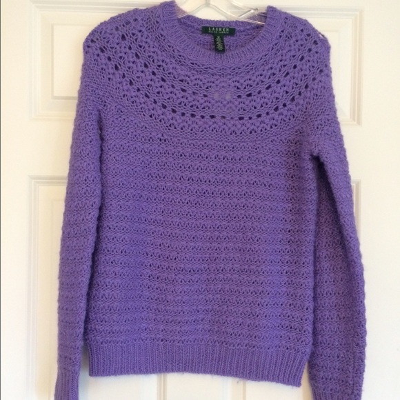 Ralph Lauren purple sweater NWT!