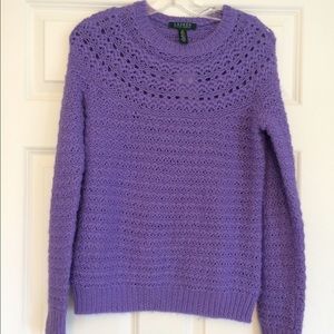 Ralph Lauren purple sweater NWT!