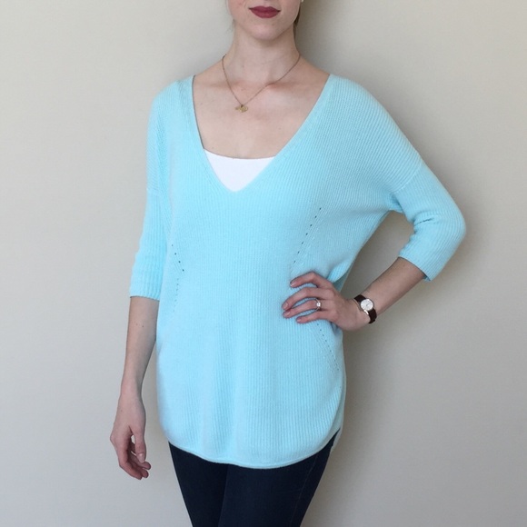 โSOLDโ Blue Mint Express Tunic Knit Sweater - Picture 3 of 4