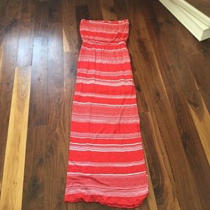 Splendid strapless maxi dress.