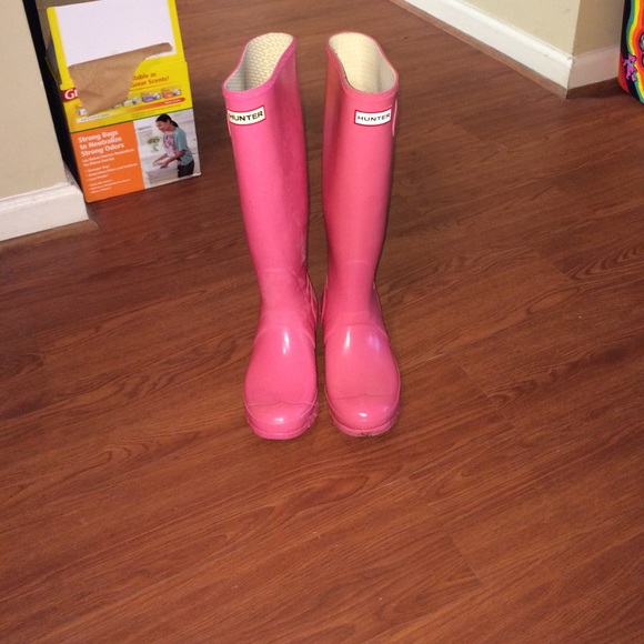 Pink Hunter Rain Boots