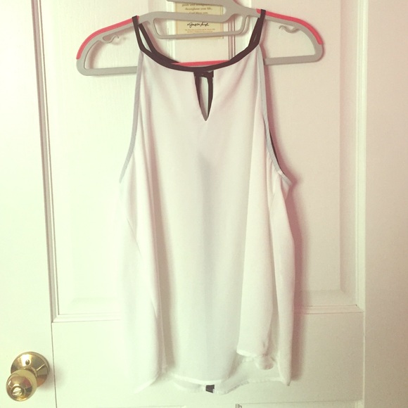 Ro&De white and black blouse