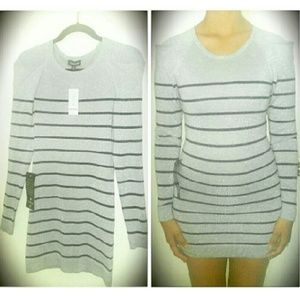 BEBE Lurex Stripe Dress