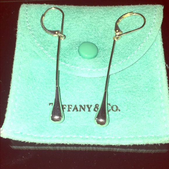 Tiffany & Co silver drop earrings