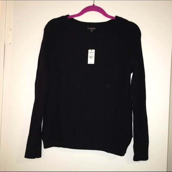 Express black sweater.