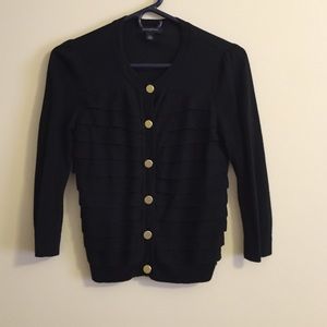 Banana Republic ¾ sleeve button up sweater.