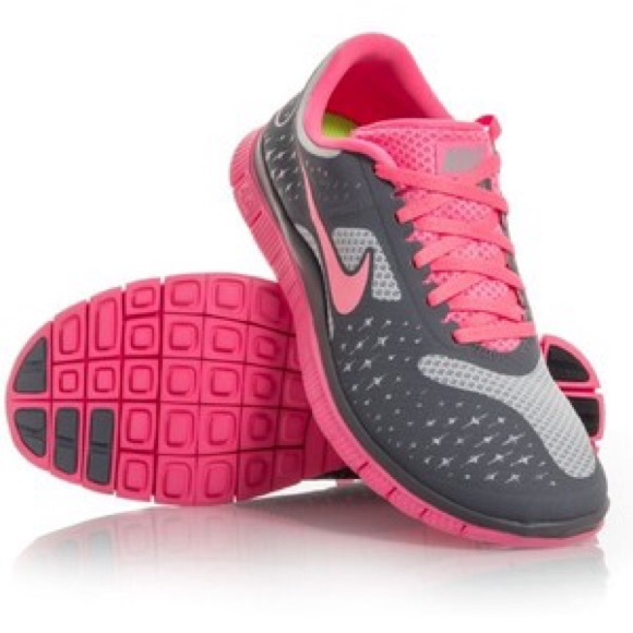 Nike free 4.0 VS pink and grey