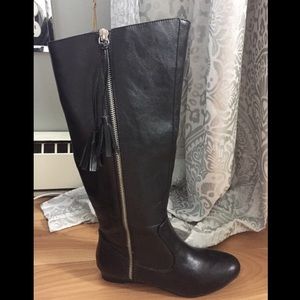 Rampage Candace Tassel Riding Boot