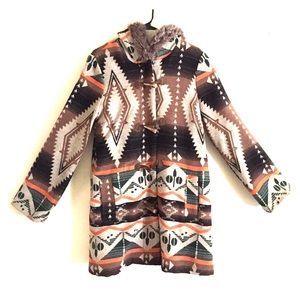 BB Dakota Flagstaff Navajo Print Jacket.