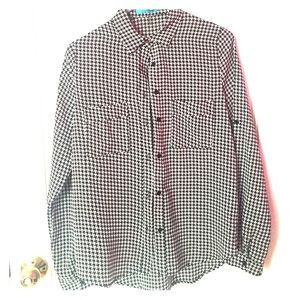 Houndstooth long sleeve