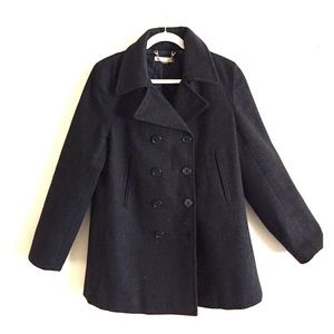 J. Crew Thinsulate Grey Peacoat.